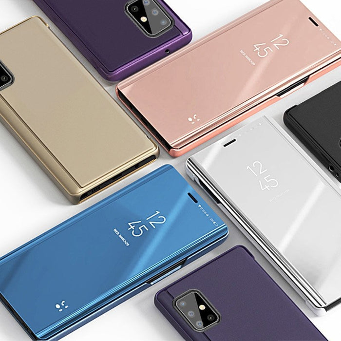 Калъф за телефон Clear View Case Huawei P Smart 2020 розов