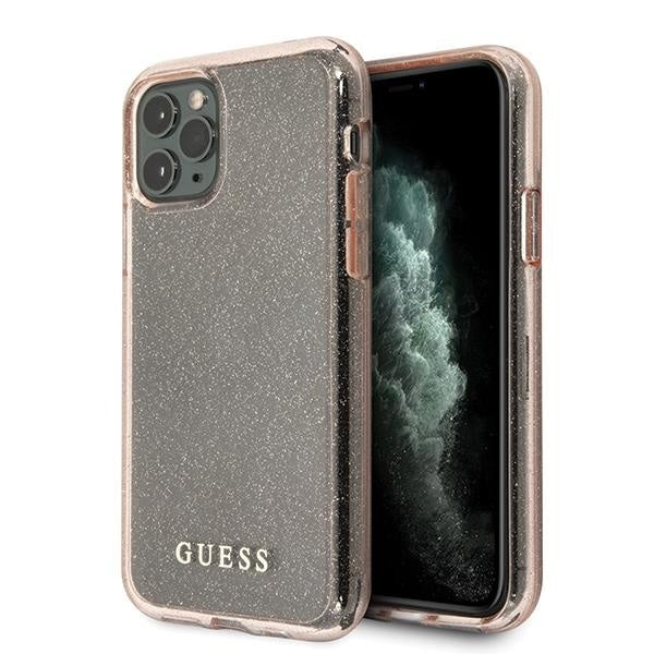 Калъф Guess Glitter Circle за iPhone 11 Pro Pink