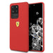 Калъф Ferrari SF Silicone за Samsung Galaxy S20 Ultra Red