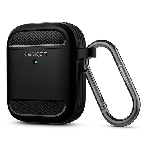 Калъф Spigen Rugged Armor за Apple Airpods Matte черен