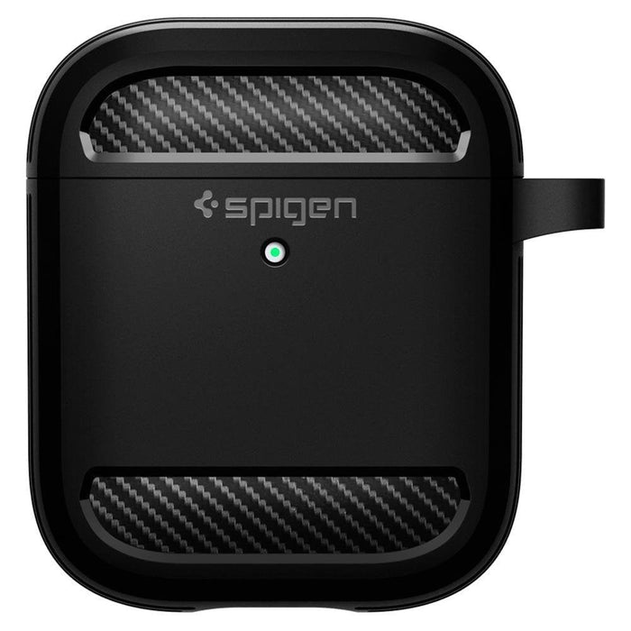 Калъф Spigen Rugged Armor за Apple Airpods Matte черен