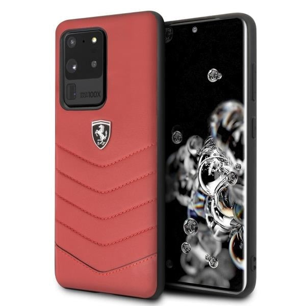 Калъф Ferrari Heritage Quilted за Samsung Galaxy S20