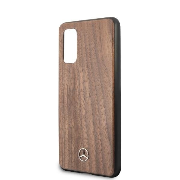 Кейс Mercedes Wood Line Walnut за Samsung Galaxy S20 Кафяв