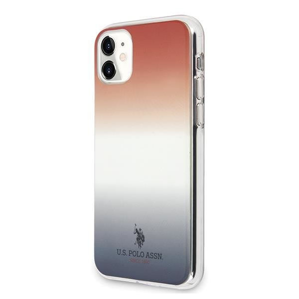 Калъф Us Polo Assn USHCN61TRDGRB iPhone 11 Син/Червен