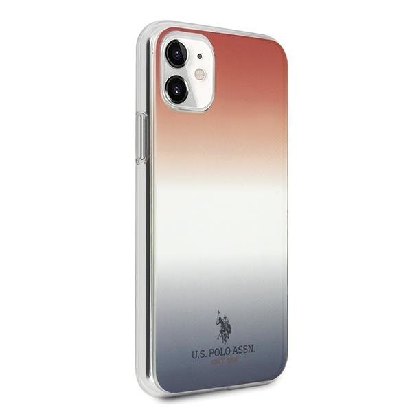 Калъф Us Polo Assn USHCN61TRDGRB iPhone 11 Син/Червен