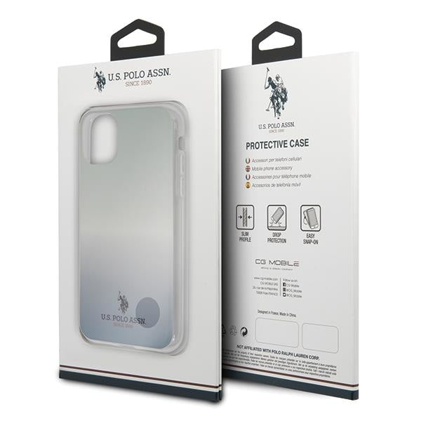 Калъф US Polo Pattern Collection за iPhone 11 Pro Max Blue