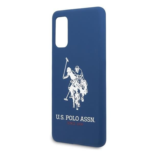 Предпазен калъф US Polo Silicone За Samsung Galaxy S20 Blue