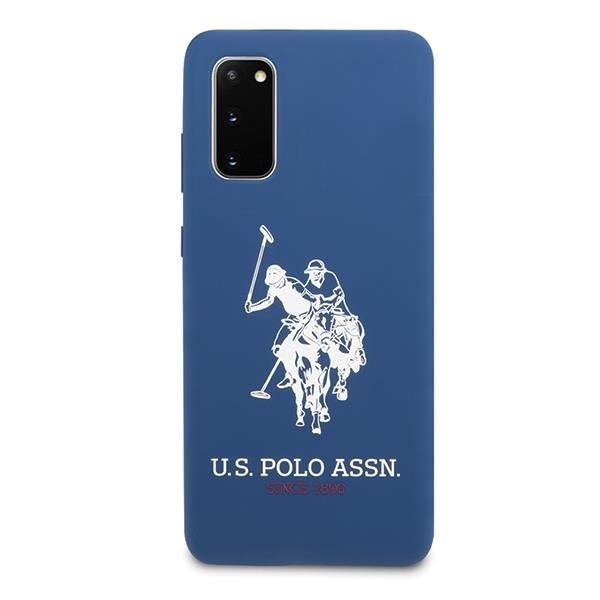 Предпазен калъф US Polo Silicone За Samsung Galaxy S20 Blue