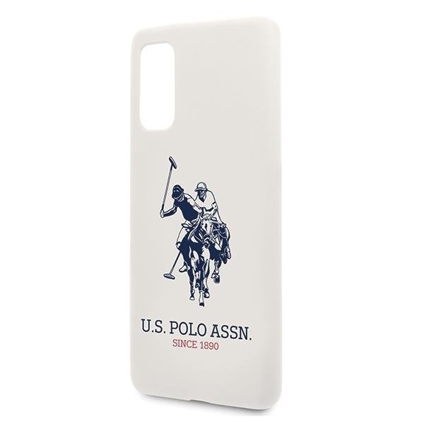 Калъф US Polo Big Horse за Samsung Galaxy S20 White