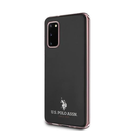 Предпазен калъф US Polo Shiny за Samsung Galaxy S20 Black