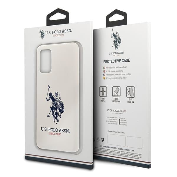 Калъф US Polo Big Horse за Samsung Galaxy S20 Plus White