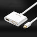 Адаптер Ugreen Hdmi Vga Mini DisplayPort 4K 30Hz