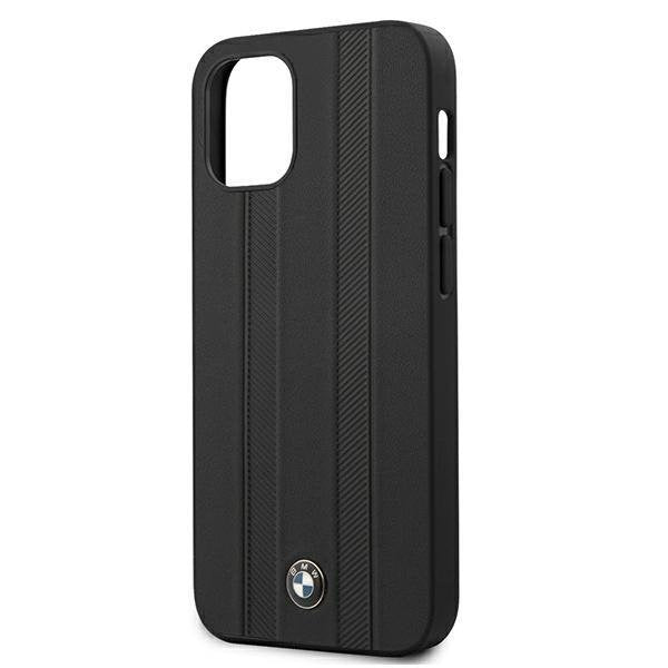 Калъф BMW Signature Tire Marks за iPhone 12 Mini Черен