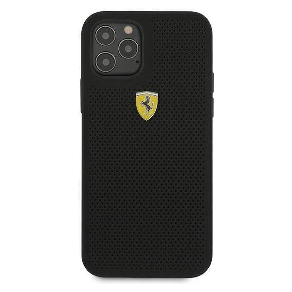 Калъф Ferrari On Track Perforated за iPhone 12/12 Pro Black