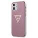 Калъф Guess TPU Metallic Collection за iPhone 12 Mini Розов