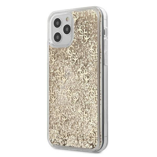 Калъф Guess 4G Liquid Glitter за Apple iPhone 12 Pro