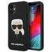 Калъф Karl Lagerfeld Head за Apple iPhone 12 mini Black