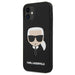 Калъф Karl Lagerfeld Head за Apple iPhone 12 mini Black