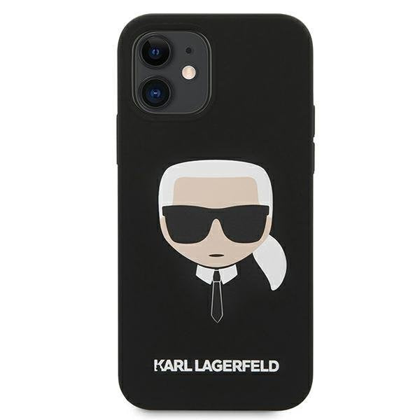 Калъф Karl Lagerfeld Head за Apple iPhone 12 mini Black