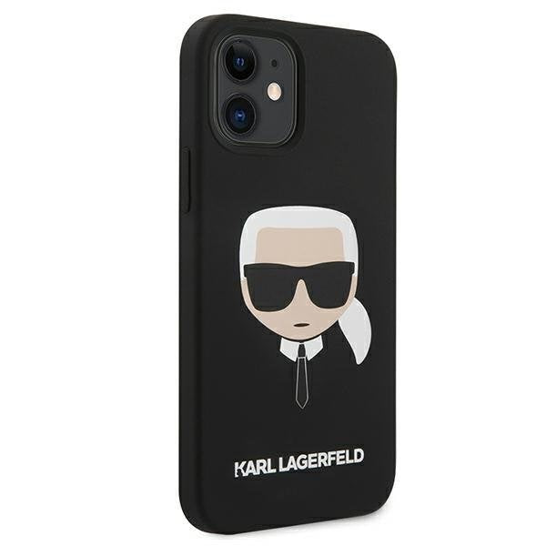 Калъф Karl Lagerfeld Head за Apple iPhone 12 mini Black