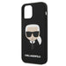 Калъф Karl Lagerfeld Head за Apple iPhone 12 mini Black