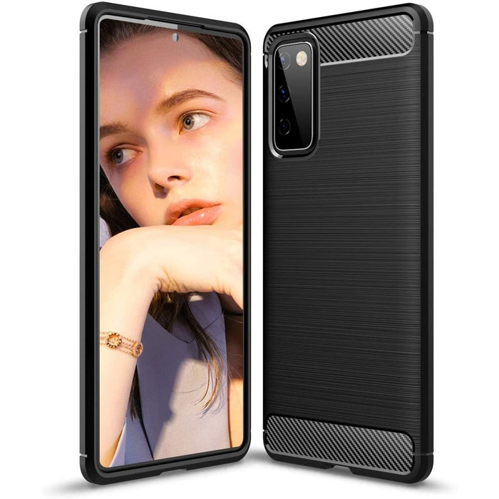 Carbon Case Гъвкав Кейс за Samsung Galaxy S20 FE 5G black