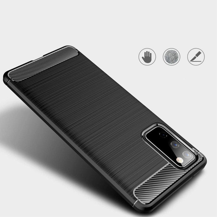 Carbon Case Гъвкав Кейс за Samsung Galaxy S20 FE 5G black