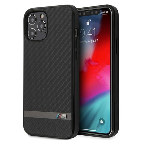 Калъф Cover BMW Carbon&Alu за iPhone 12/12 Pro