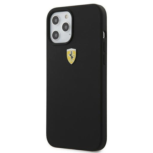 Калъф за телефон Ferrari iPhone 12/12 Pro черен