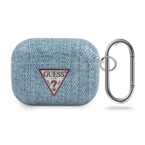 Калъф Guess Denim Triangle за Apple AirPods Pro Light Blue