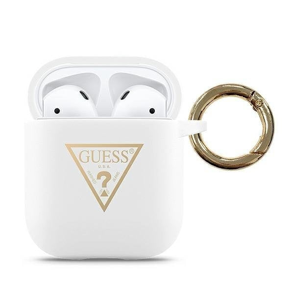 Калъф Guess GUACA2LSTLWH за AirPods 1/2 бял