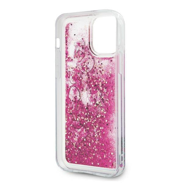 Калъф Guess Liquid Glitter Charms за Apple iPhone 12