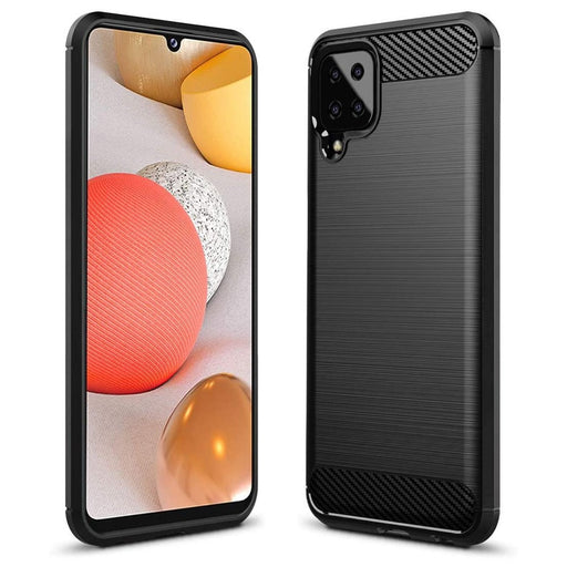 Carbon Case Гъвкав Кейс за Samsung Galaxy A12 / M12 black