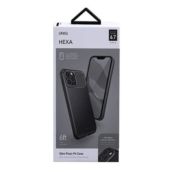 Калъф за телефон UNIQ Hexa Apple iPhone 12 Pro Max син/черен