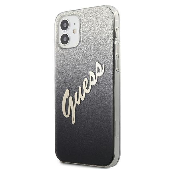 Калъф Guess Glitter Gradient Script за iPhone 12