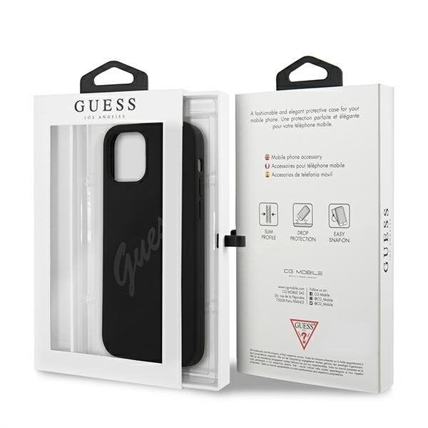 Калъф за телефон Guess GUHCP12LLSVSBK Apple