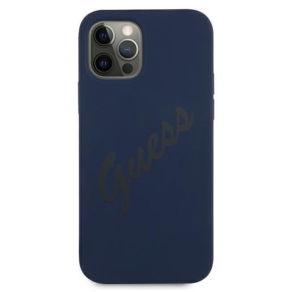 Калъф Guess Vintage Black Script за Apple iPhone 12