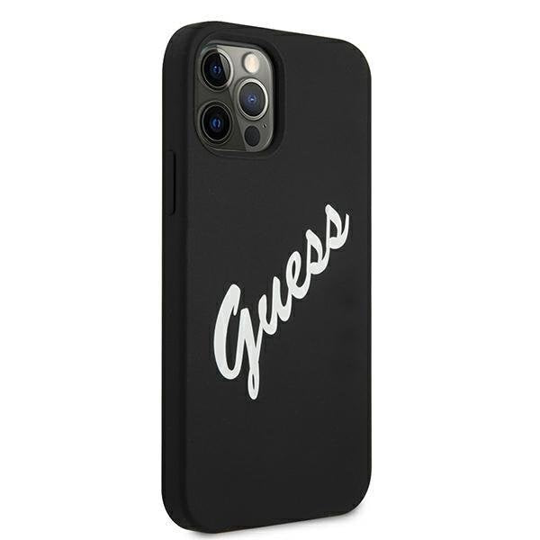 Калъф Guess Vintage White Script за Apple iPhone 12