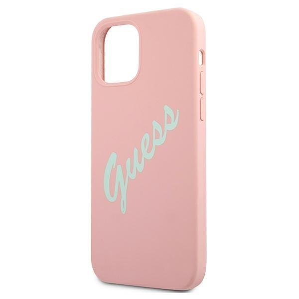 Калъф Guess Vintage Green Script за Apple iPhone 12