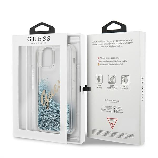 Калъф за телефон Guess GUHCP12MGLVSBL Apple iPhone 12/12 Pro