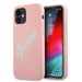 Калъф Guess Apple iPhone 12 Mini GUHCP12SLSVSPG Розов