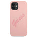 Калъф за телефон Guess GUHCP12SLSVSPI Apple iPhone 12 mini