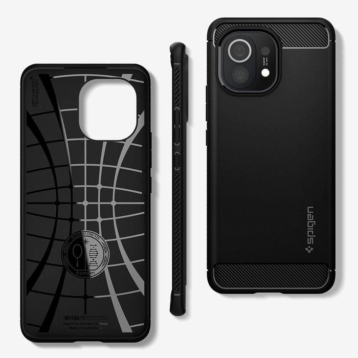 Калъф Spigen Rugged Armor за Xiaomi Mi 11 Matte Black