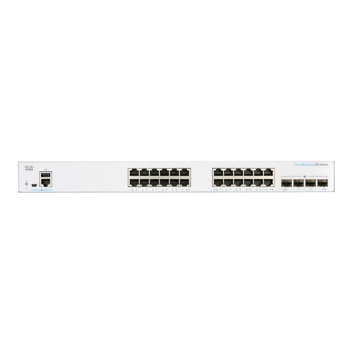 Комутатор/Суич CISCO CBS250 Smart 24 - port GE 4x1G SFP