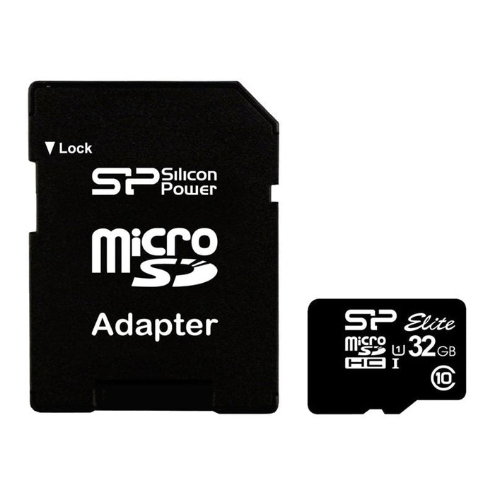 Карта памет SILICON POWER Micro SDHC 32GB Class 10 + Adapter