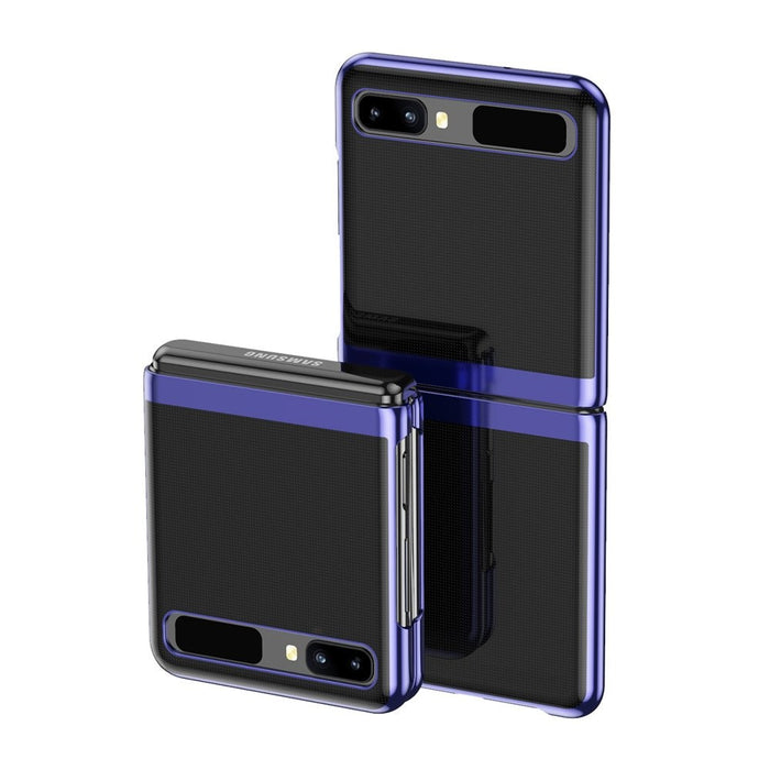 Калъф за телефон Plating Case Samsung Galaxy Z Flip син