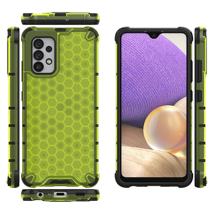 Калъф Honeycomb Case armor за Samsung Galaxy A32 4G зелен