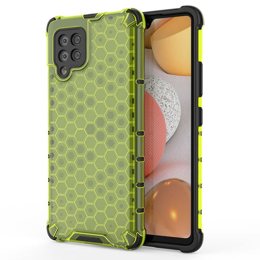 Калъф Honeycomb Case armor за Samsung Galaxy A42 5G зелен