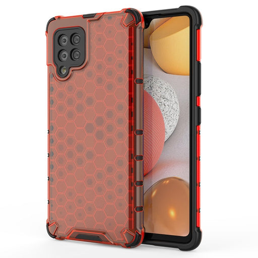 Калъф Honeycomb Case armor за Samsung Galaxy A42 5G червен