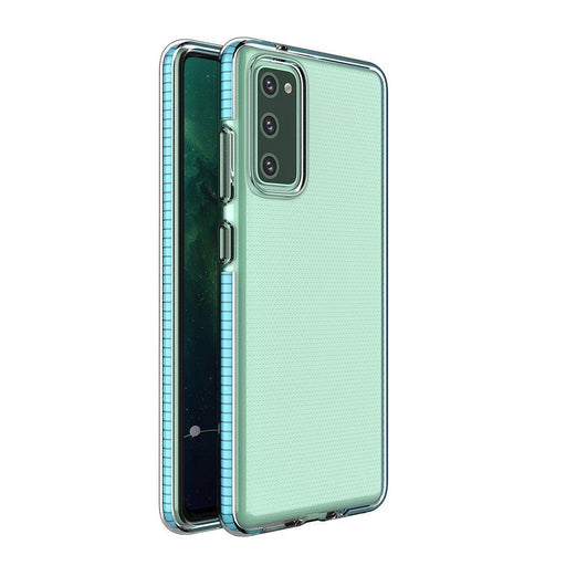 Калъф Spring Case Clear TPU с цветна рамка